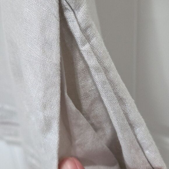 - C&C California Sleeveless Artesian  100% Linen Embroderied Midi Dress Small - Picture 4 of 6